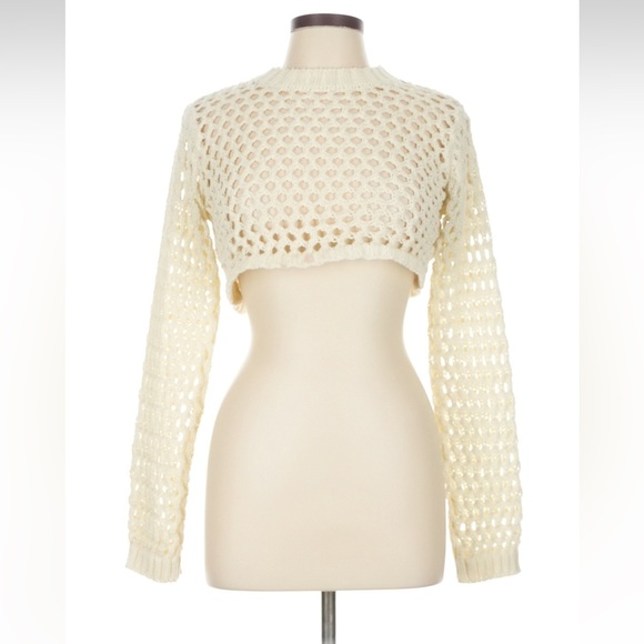 The Kript Tops - The Kript Crocheted Crop Top